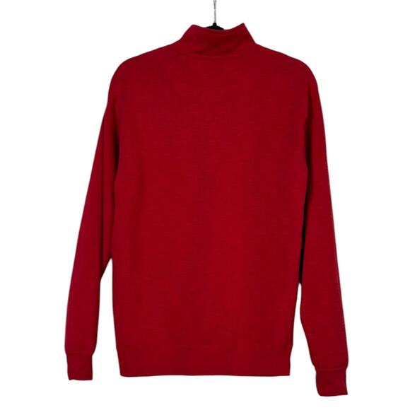 Orvis red 1/4 zip neck pullover sweater size Small - Picture 2 of 10